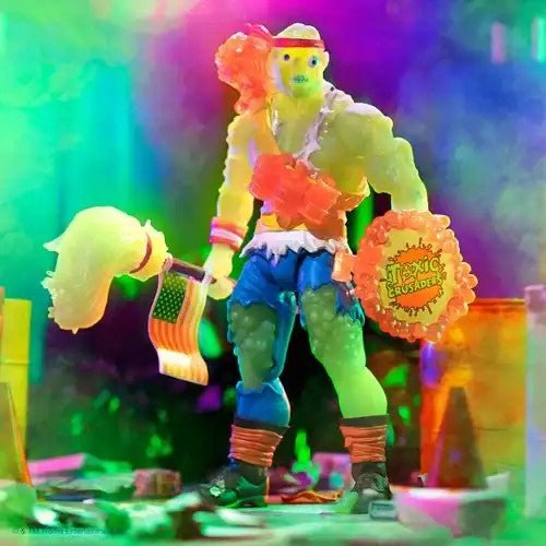 Toxic Crusaders Ultimates! Radioactive Red Rage Toxie - 7" Action Figure - The Last Toy Store