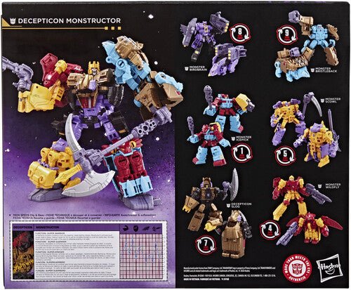 Transformers Age of the Primes: Decepticon Monstructor - Action Figure Set - Hasbro