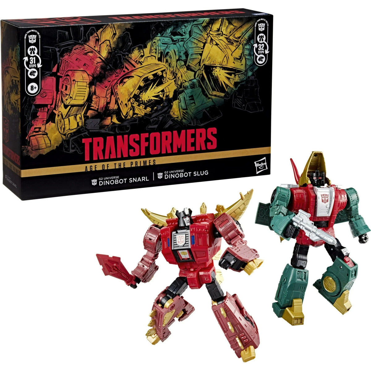 Transformers: Age of the Primes (G2 Universe) - Dinobot Slug and Snarl - 2 Pack - Hasbro