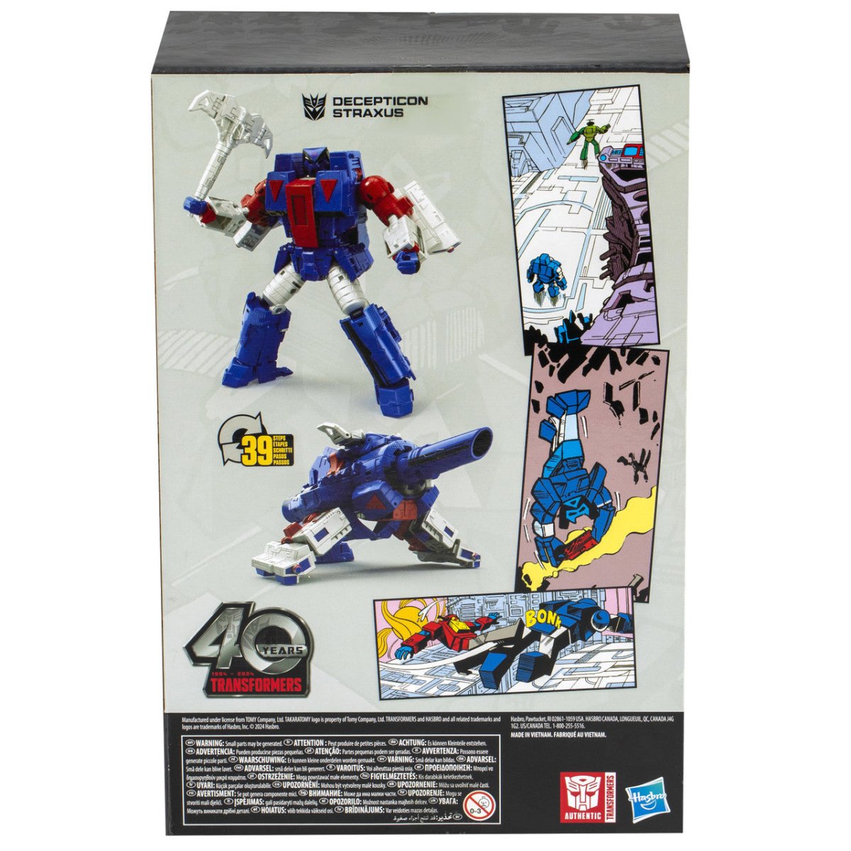 Transformers Generations: Straxus - 40th Anniversary Comic Edition Figure - The Last Toy Store