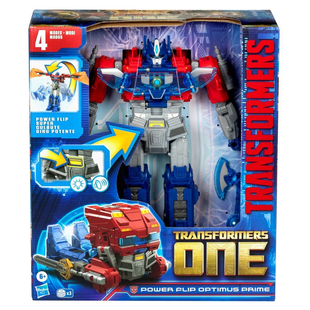 Transformers One - Power Flip Optimus Prime (Orion Pax) - The Last Toy Store
