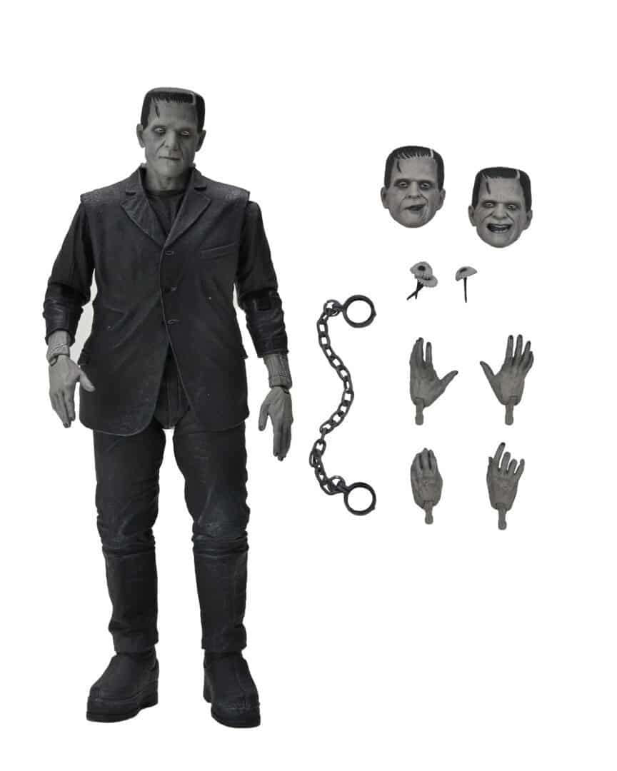 Universal Monsters: Ultimate Frankenstein B&W - 7" Scale Action Figure - The Last Toy Store
