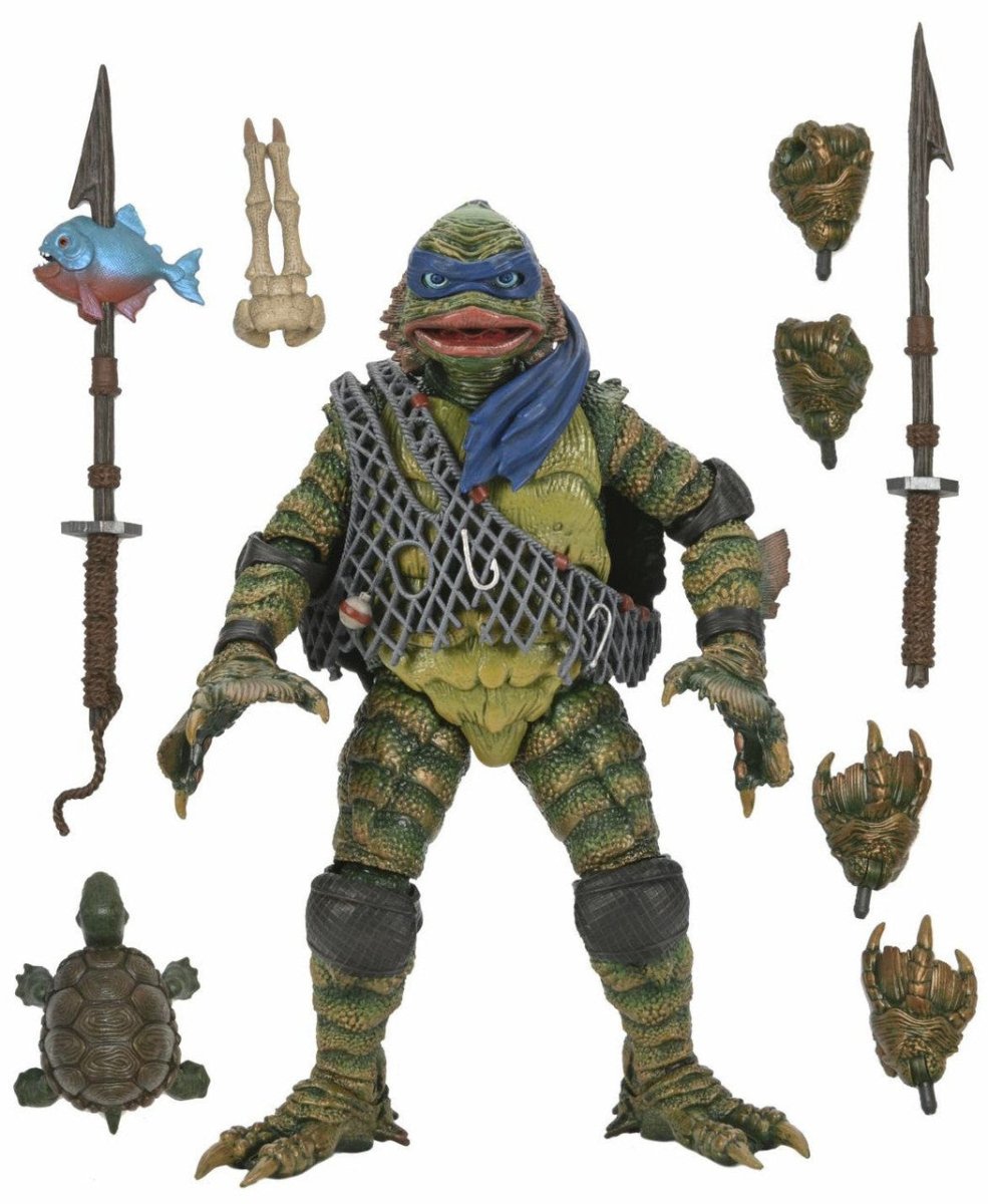 Universal Monsters x TMNT: Ultimate Leonardo as the Creature - 7" Scale Figure - The Last Toy Store