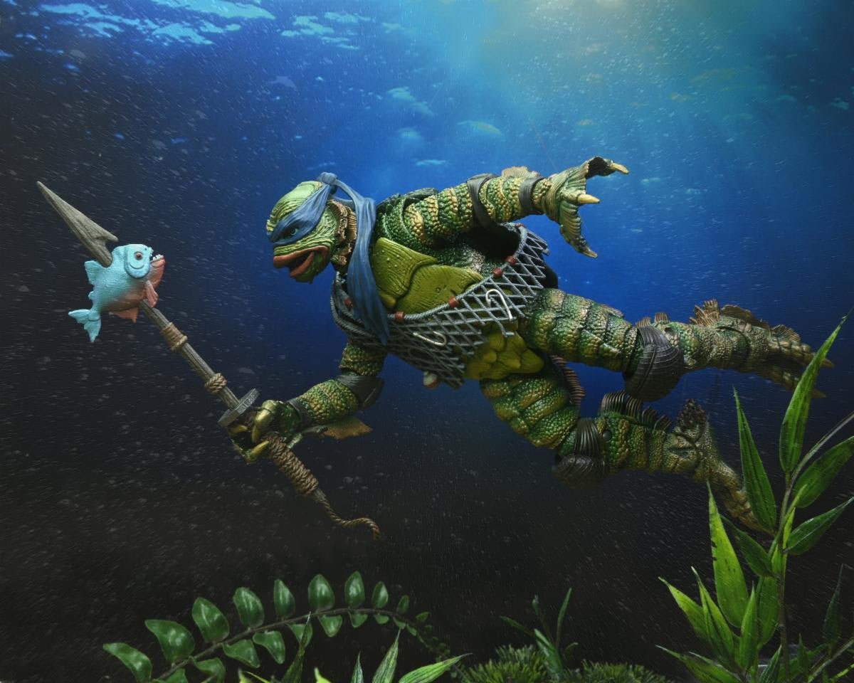 Universal Monsters x TMNT: Ultimate Leonardo as the Creature - 7" Scale Figure - The Last Toy Store