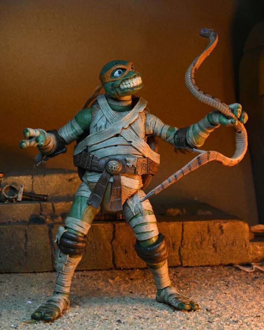 Universal Monsters x TMNT: Ultimate Michelangelo as The Mummy - 7" Scale Action Figure - The Last Toy Store
