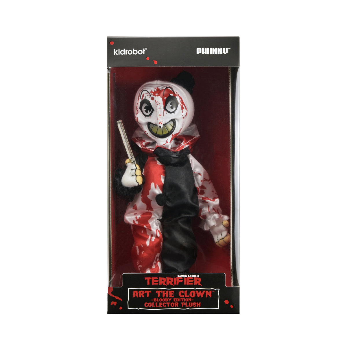 Terrifier 2: Bloody Art the Clown - Vinyl Face Phunny Plush