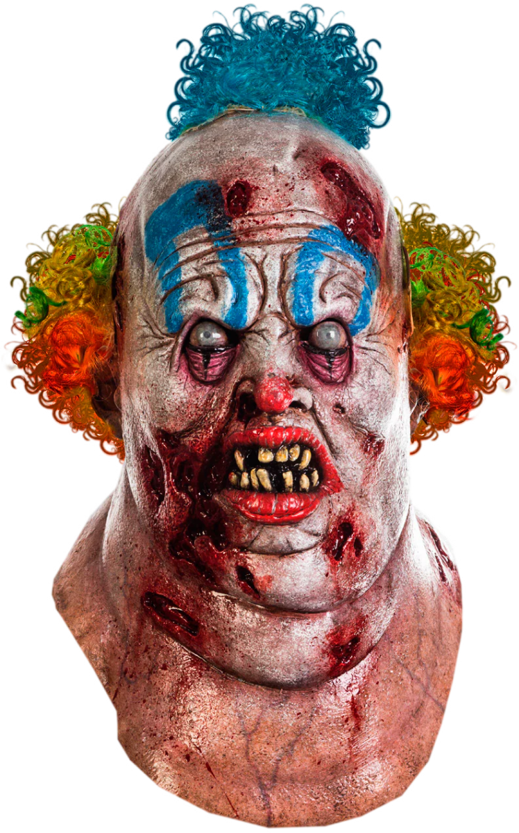 Wretched Zombie Clown - Latex Mask - Oktober Studios