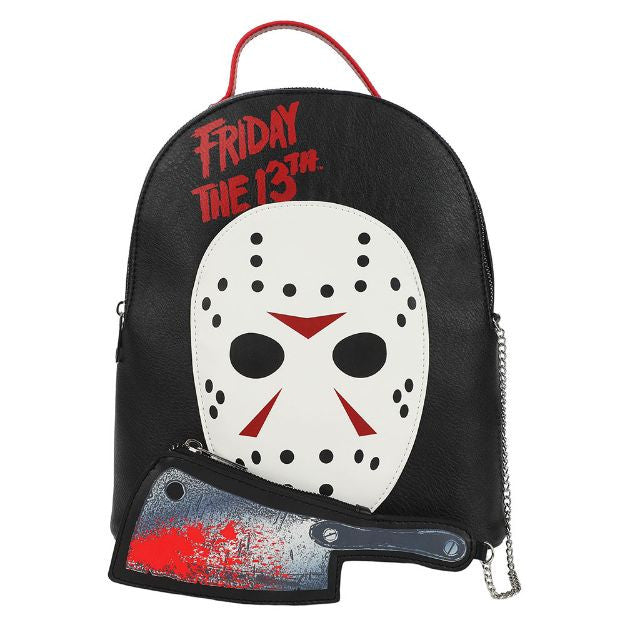 Friday the 13th - Jason Mask Mini Backpack & Knife Coin Purse