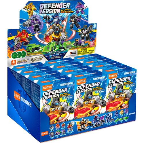 Transformers Defender Version 03 Heavy Metal War - Blokees Mini Model Kit Display of 12