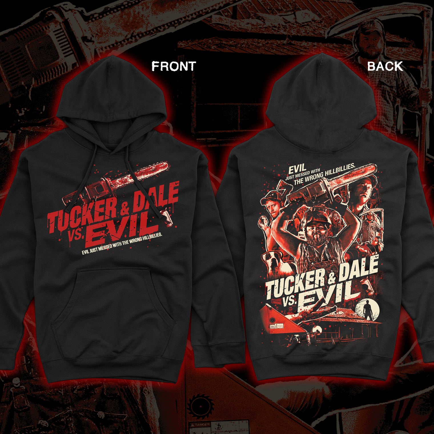 Tucker and Dale VS Evil - Pullover Hoodie