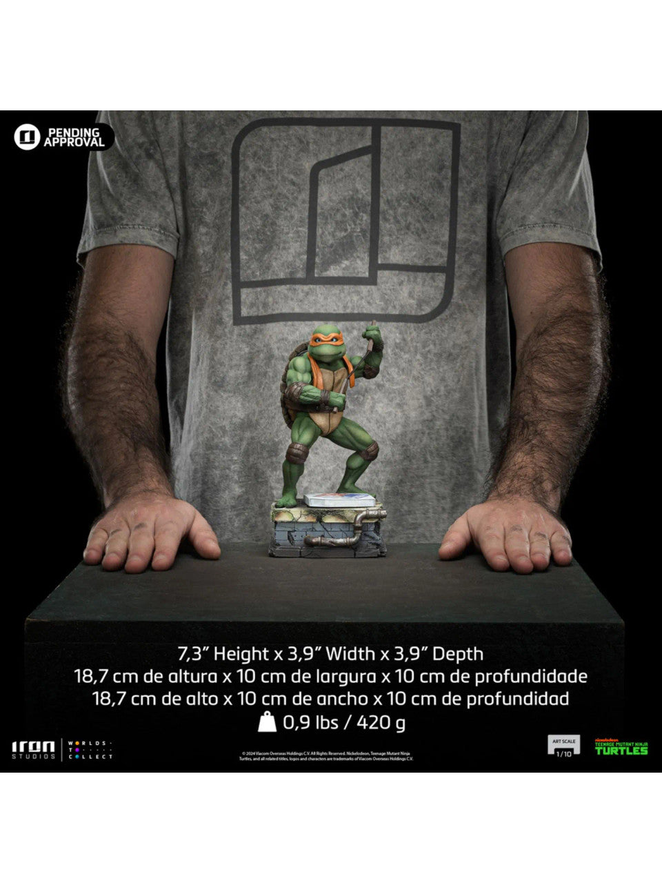 TMNT: Michelangelo - 1/10 Art Scale Statue