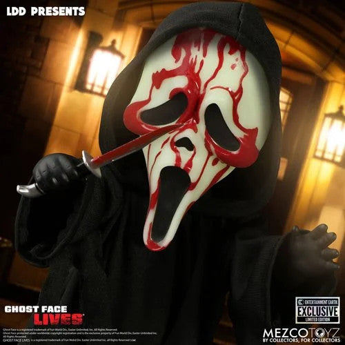 LDD Presents: Ghost Face Glow in the Dark Bloody Mask - 10" EE Exclusive Doll