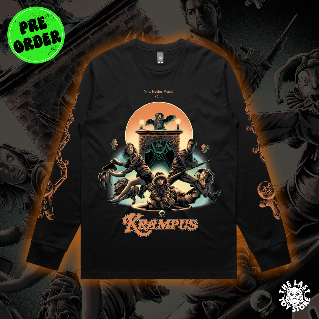 (Pre-Order) A Krampus Story - Black Premium Longsleeve Tee