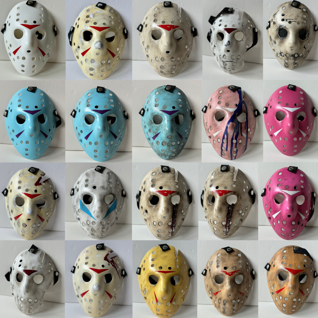 Jason Voorhees Inspired Custom Hockey Masks