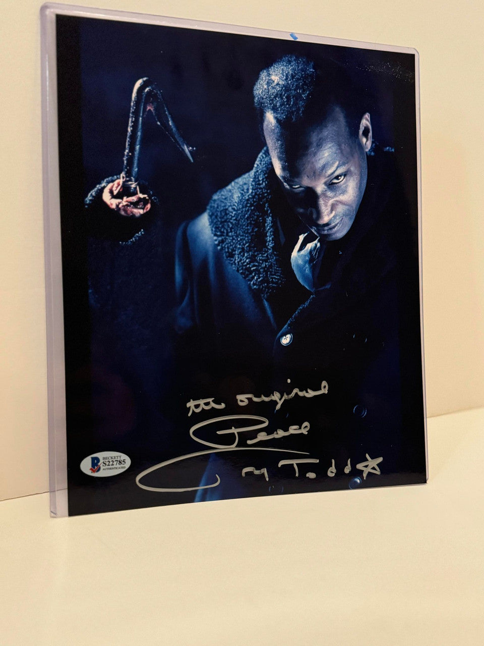 Candyman: Tony Todd 8x10 Autograph - Beckett Certified