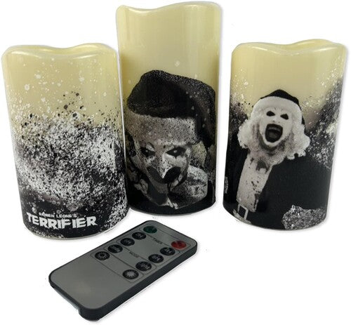 Terrifier 3: Art the Clown - 3 Piece LED Candle Set (Pre-Order)