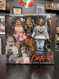 Night of the Demons: Suzanne and Stooge Scream Factory Exclusive Figure Signed by Linnea and Hal