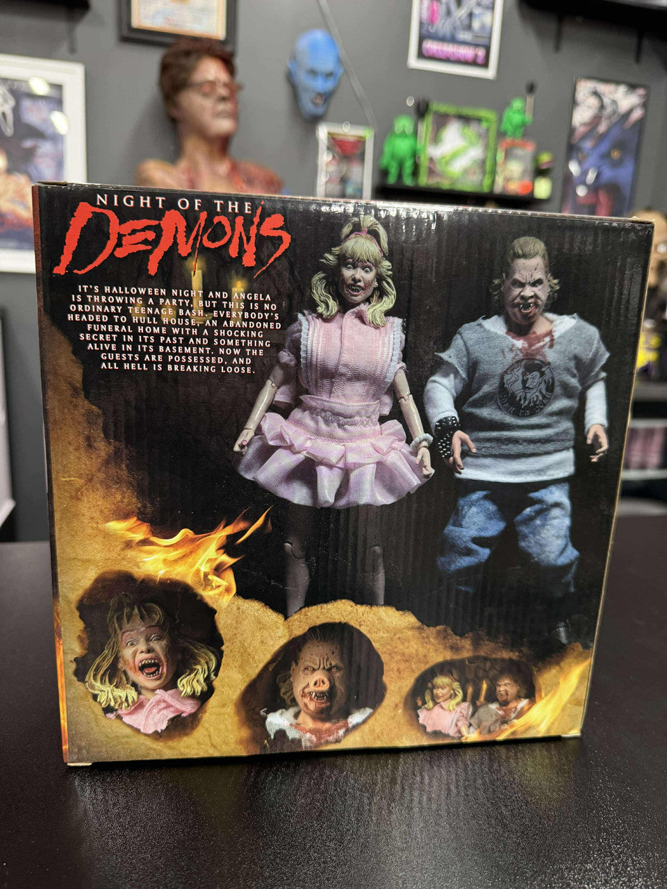 Night of the Demons: Suzanne and Stooge Scream Factory Exclusive Figure Signed by Linnea and Hal