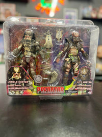 Predator: Battle Damaged Jungle Hunter and City Hunter 2 Pack (Toys R Us Exclusive) - 8" Figures