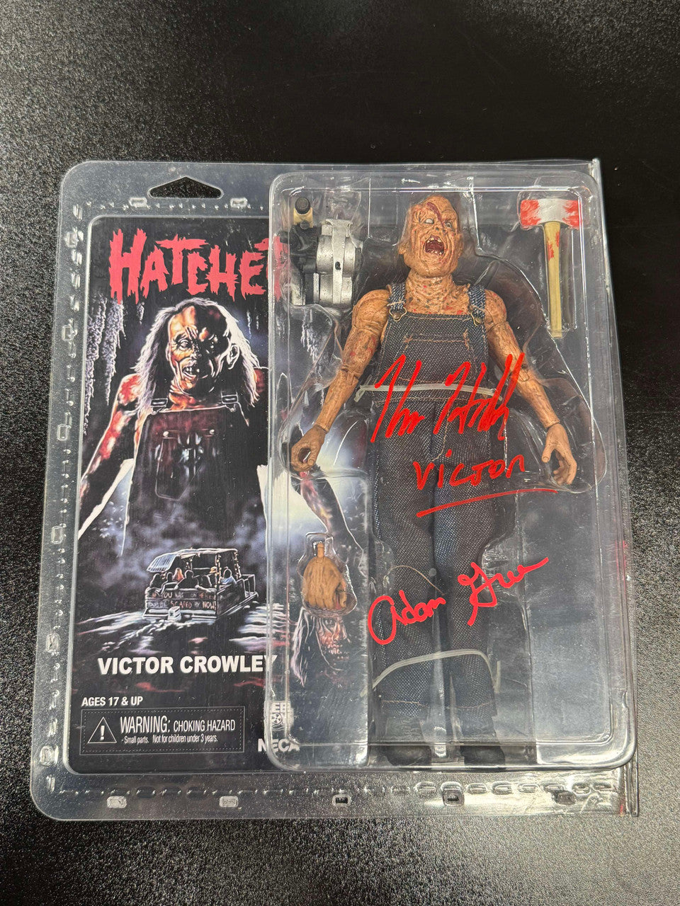 Hatchet: Victor Crowley - 8" Clothed Figure Signed by Kane Hodder and Adam Green