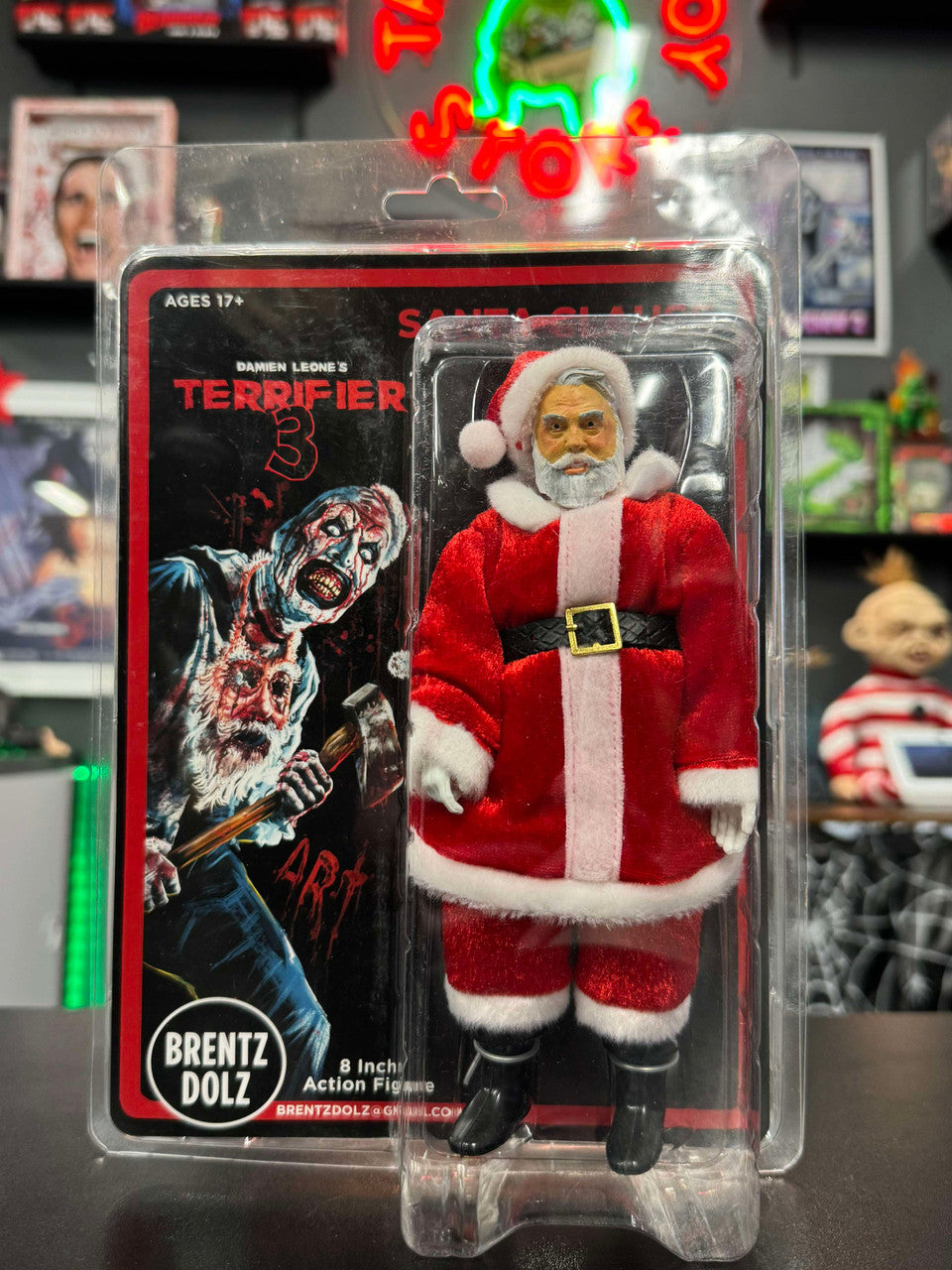 Terrifier 3: Daniel Roebuck as Santa Clause  - 8" Custom Figure