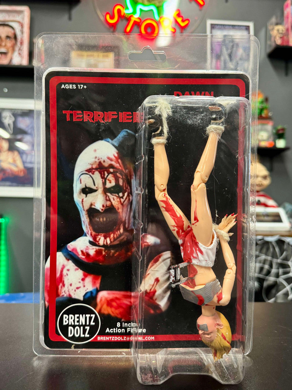 Terrifier: Dawn (Hacksaw Scene) - 8" Custom Figure