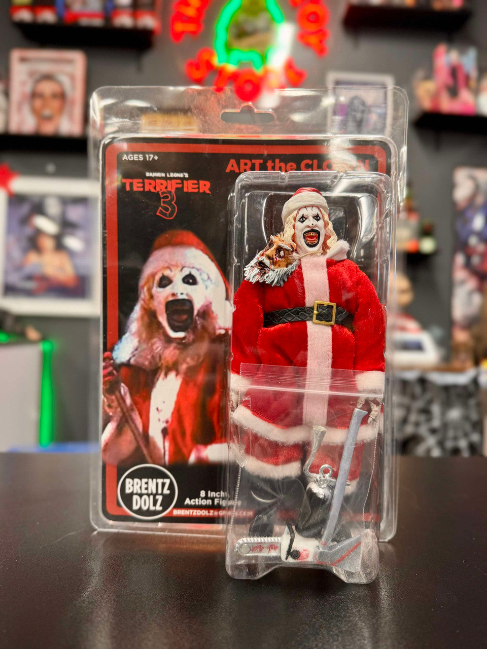 Terrifier 3: Santa Art the Clown  - 8" Custom Figure