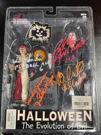 NECA Halloween (1978) Evolution of Evil 2 Pack Signed by 4