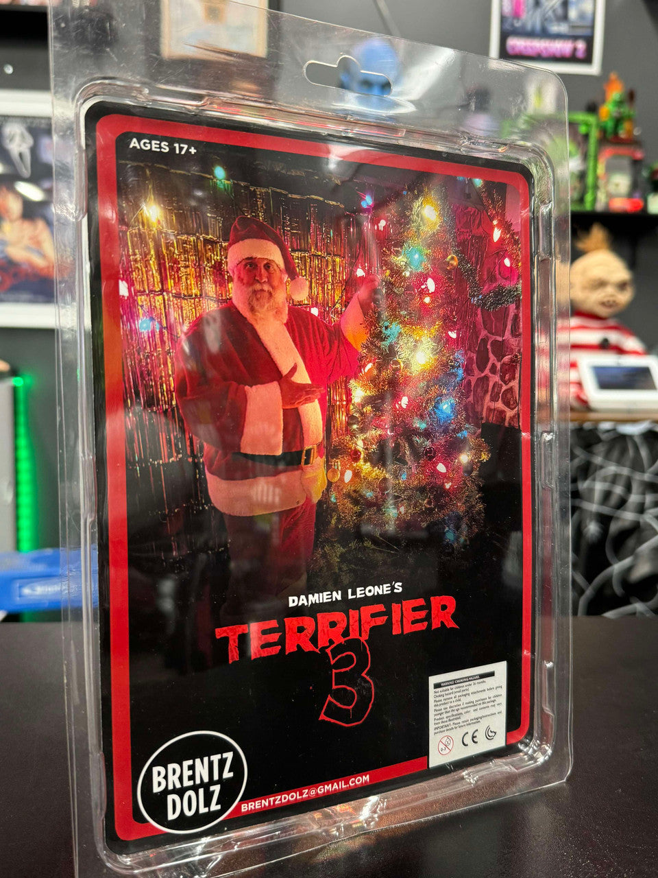 Terrifier 3: Daniel Roebuck as Santa Clause  - 8" Custom Figure