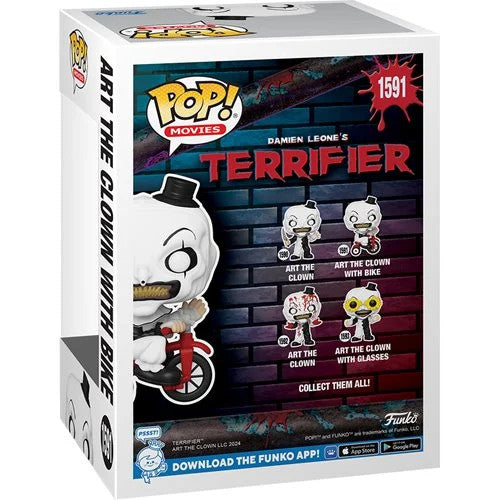 Pop! Movies: Terrifier - Art the Clown with Bike - Vinyl Figure #1591