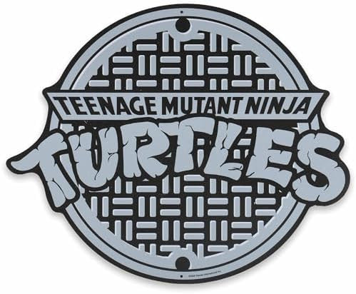 TMNT - 15x12 Aluminum Logo Sewer Sign