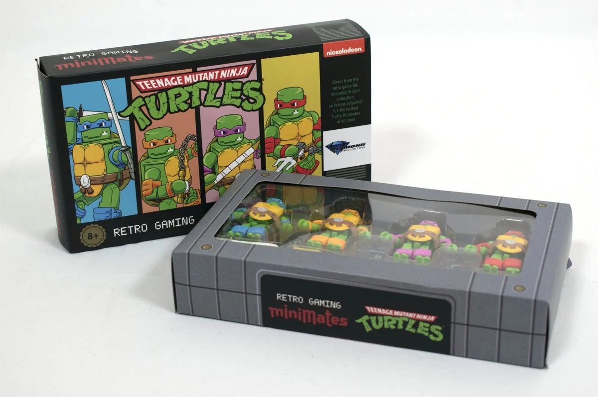 TMNT: Retro Game Minimates SDCC 2024 - Box Set