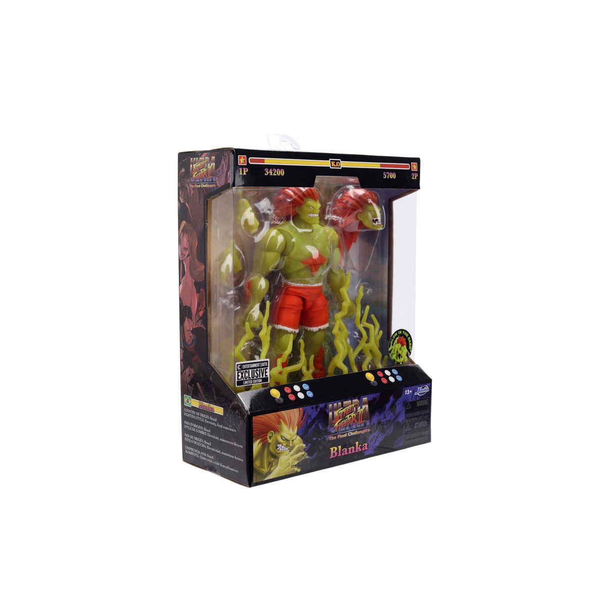 Ultra Street Fighter 2: Blanka - 6" Entertainment Earth Exclusive Figure (Glow in the Dark)