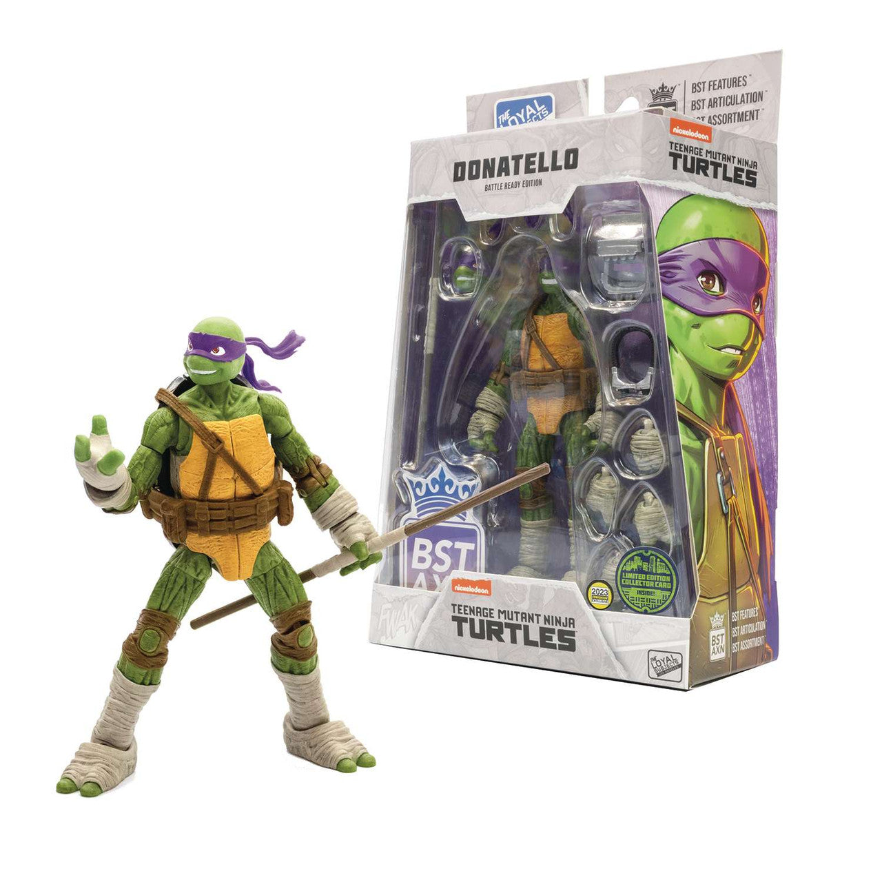 The Loyal Subjects BST AXN: TMNT SDCC 2023 PX (PREVIEWS EXCLUSIVE) COMIC 4PC ASST - 5" ACTION FIGURES