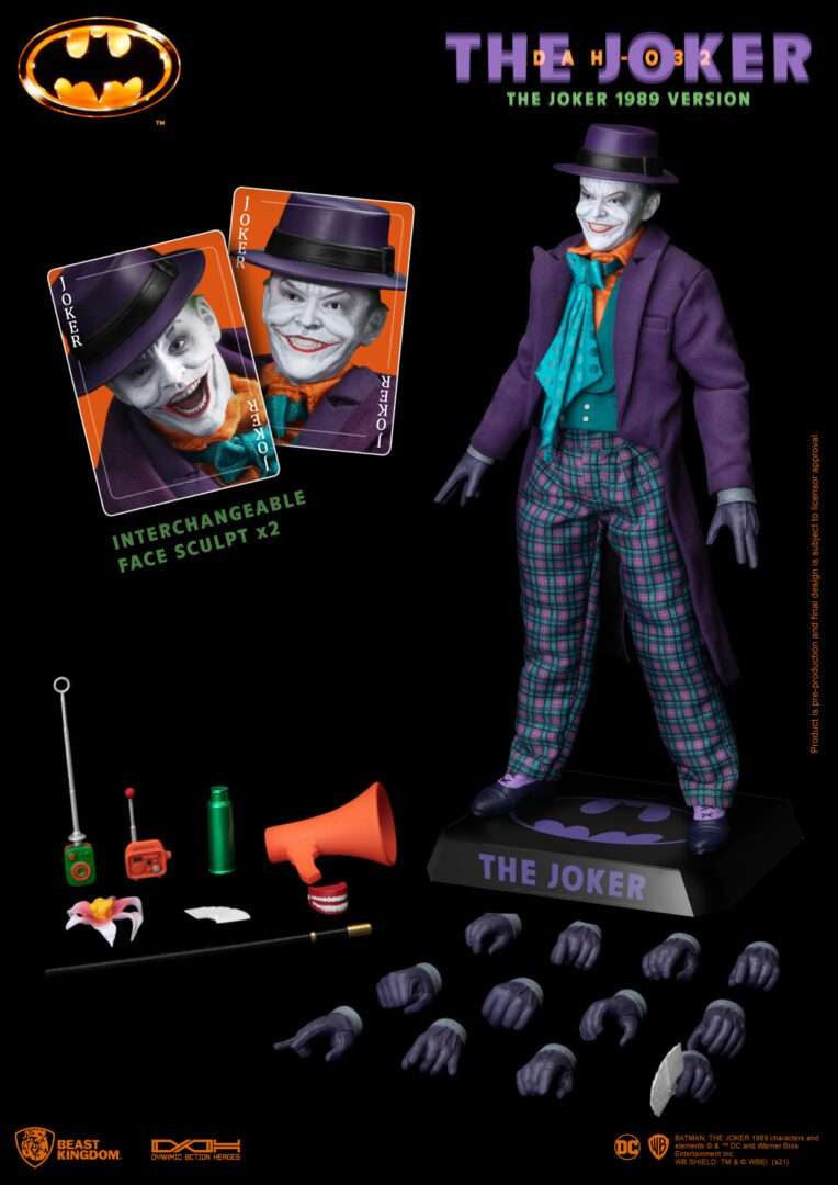 Beast Kingdom Batman 1989: The Joker DAH-032 8-Ction