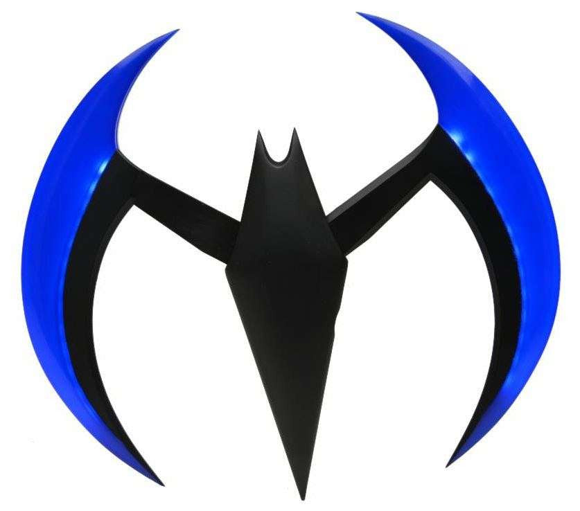 NECA Batman Beyond: Batarang (Blue with Lights) - Prop Replica