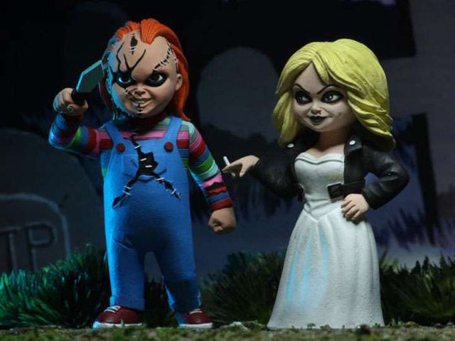 NECA Bride of Chucky : Chucky & Tiffany - Toony Terrors - 2 Pack - 6” Scale Action Figures