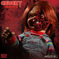 Mezco Toyz Child's Play 3: Talking Chucky (Pizza Face) - MDS Mega Scale 15" Figure