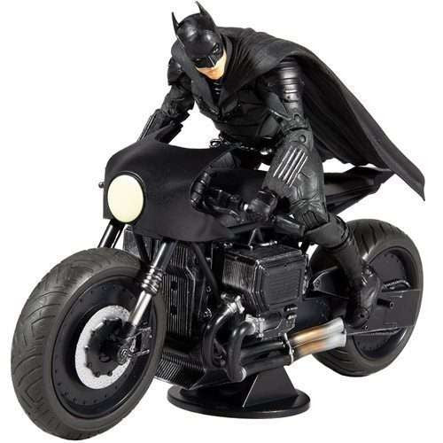 McFarlane Toys DC The Batman Movie Batcycle Vehicle