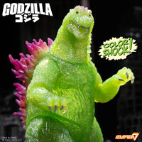 (Pre-Order) Godzilla 2002: Toho Super Kaiju - 5.5" Color Shock Clear Green Glitter With Metallic Figure