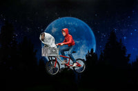 NECA E.T. The Extra-Terrestrial: (40th Anniversary Editon) Elliott & E.T. on Bike - 7" Scale Action Figure