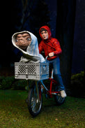 NECA E.T. The Extra-Terrestrial: (40th Anniversary Editon) Elliott & E.T. on Bike - 7" Scale Action Figure