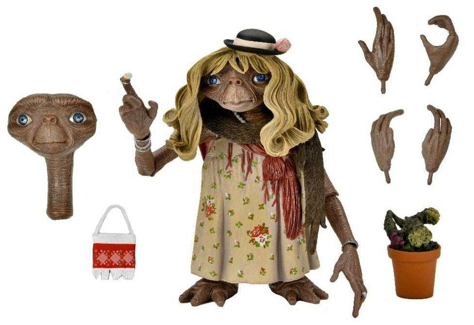 NECA E.T. The Extra-Terrestrial: (40th Anniversary Editon) Ultimate Dress Up E.T. - 7" Scale Action Figure