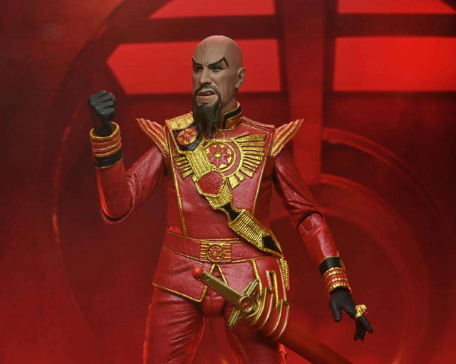 NECA Flash Gordon: Ultimate Ming (Red Military Outfit) - 7" Scale Figure