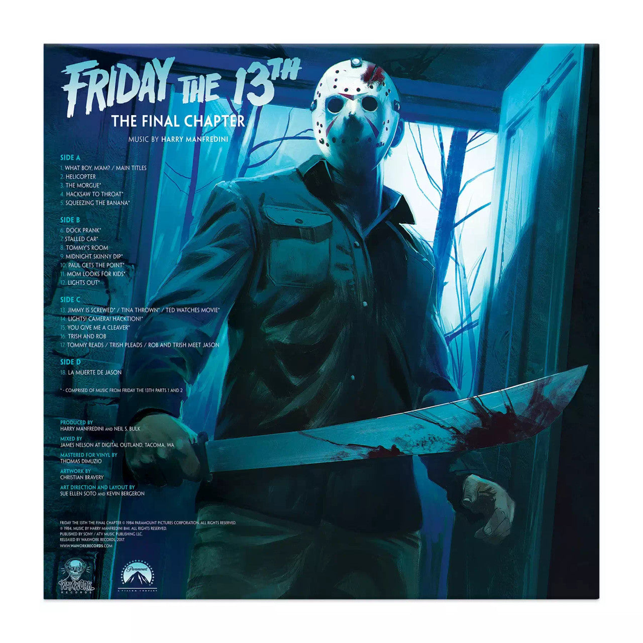 Waxwork Records Friday the 13th Part IV: The Final Chapter - Vinyl Record