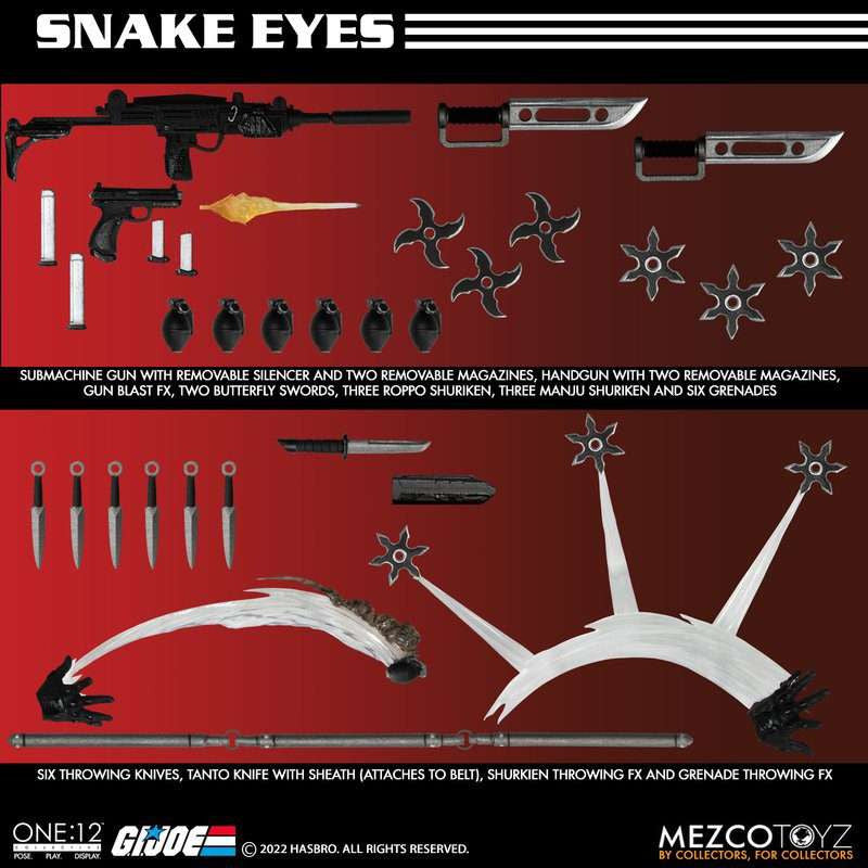 Mezco Toyz G.I. Joe: Snake Eyes One:12 Collective Deluxe Edition