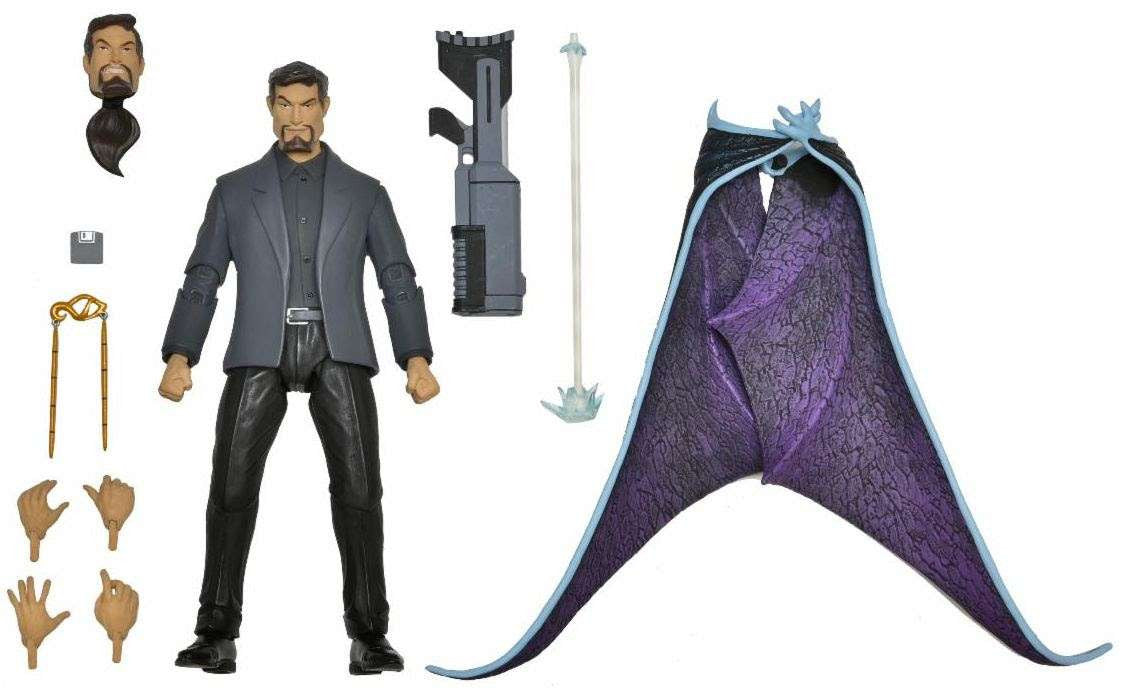 NECA Gargoyles: Ultimate David Xanatos (w/ closed wings) - 7" Scale Action Figure