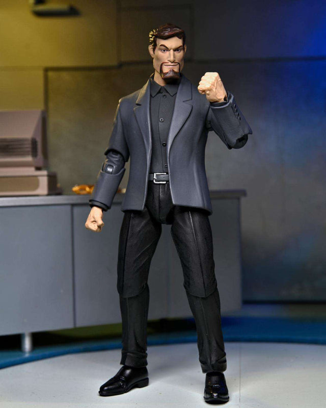 NECA Gargoyles: Ultimate David Xanatos (w/ closed wings) - 7" Scale Action Figure