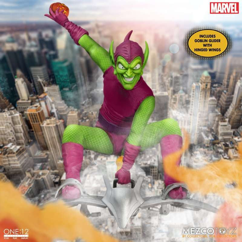 Mezco Toyz Green Goblin - One:12 Collective Action Figure - Deluxe Edition