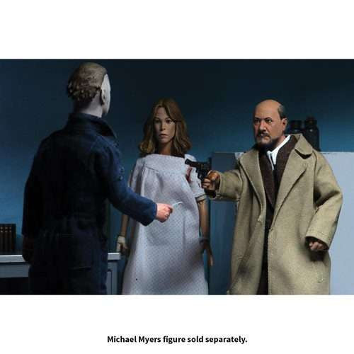 NECA Halloween 2: Doctor Loomis and Laurie Strode Clothed Action Figure (2-Pack) - 8" Scale